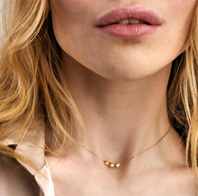 Load image into Gallery viewer, ARMONICA NECKLACE 241305/006 GOLD HEARTS
