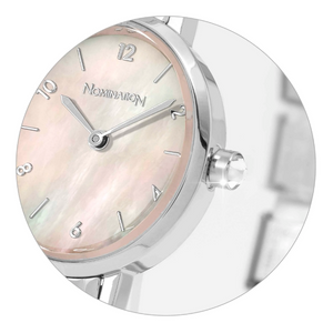 WATCH 076038/009 STAINLESS STEEL OVAL MOTHER OF PEARL DIAL