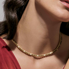 Load image into Gallery viewer, ENIGMATIC SHINE NECKLACE 242406/010 STERLING SILVER WITH PAVÉ CZ
