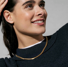 Load image into Gallery viewer, ECCLETTICA NECKLACE 134307/012 GOLD FLAT CHAIN
