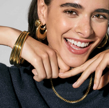 Load image into Gallery viewer, ECCLETTICA BRACELET 134305/012 GOLD BANGLE
