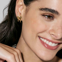 Load image into Gallery viewer, ECCLETTICA EARRINGS 134321/012 GOLD BOW
