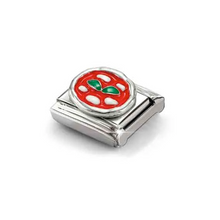 Load image into Gallery viewer, COMPOSABLE CLASSIC LINK 330204/47 PIZZA 925 SILVER &amp; COLOURED ENAMEL
