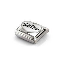Load image into Gallery viewer, COMPOSABLE CLASSIC LINK 330114/20 SISTER HEART IN SILVER
