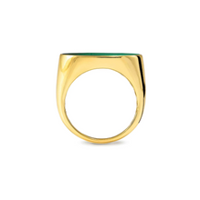 Load image into Gallery viewer, SIREN DREAM RING 243303/045 GOLD &amp; OVAL GREEN MALACHITE
