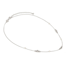 Load image into Gallery viewer, SIREN DREAM NECKLACE 243314/064 SILVER &amp; PEARLS ON SILVER CHAIN
