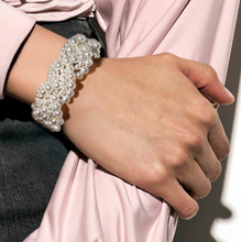 Load image into Gallery viewer, WEAR &amp; STYLE BRACELET 134507/001 S/STEEL CRYSTAL PEARLS
