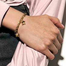 Load image into Gallery viewer, WEAR &amp; STYLE BRACELET 134504/007 S/STEEL STAR PENDANTS
