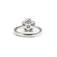 Load image into Gallery viewer, LIFEPOETRY RING 242700/010 SILVER &amp; WHITE CZ FLOWER
