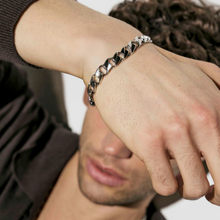 Load image into Gallery viewer, BOLD STEEL BRACELET 133207/001/2/3 STAINLESS STEEL FLAT LINK CHAIN
