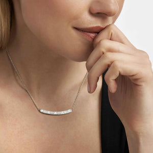 CARISMATICA NECKLACE 240902/031 SILVER BAR WITH CZ