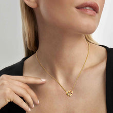 Load image into Gallery viewer, CARISMATICA NECKLACE 240911/021 GOLD HEART WITH COLOURFUL CZ
