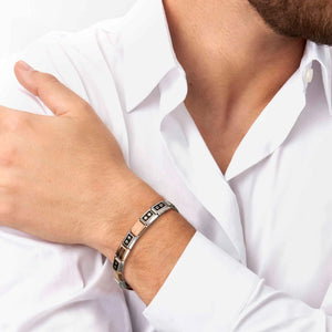 COMPOSABLE CLASSIC LINK 430202/45 HEART WITH SNOWFLAKE IN 9K ROSE GOLD AND ENAMEL