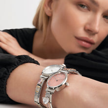 Load image into Gallery viewer, WATCH 076038/032 STAINLESS STEEL OVAL SUNRAY TURQUOISE DIAL
