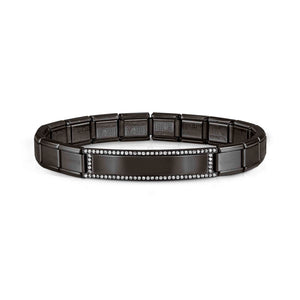 TRENDSETTER BRACELET 021138/015 BLACK PVD & CZ