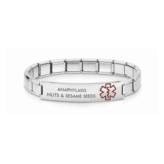 TRENDSETTER MEDICAL ALERT BRACELET 021190/010 STAINLESS STEEL ENGRAVABLE
