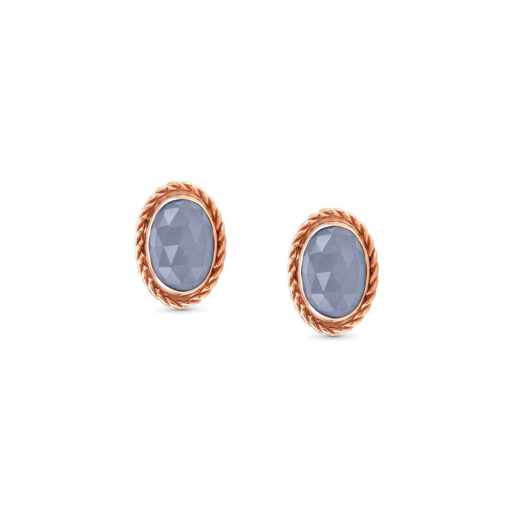 EARRINGS 027820/038 BANDED AGATE