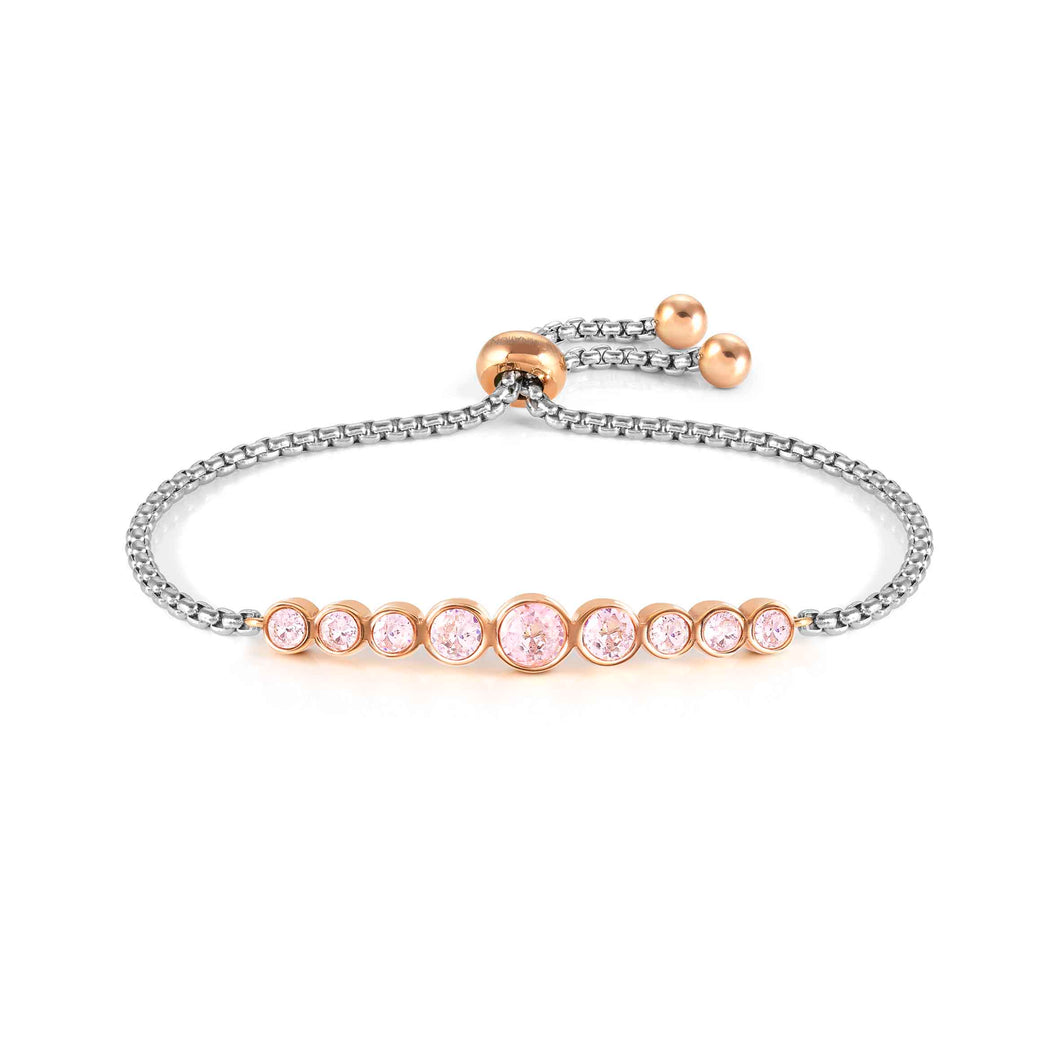MILLELUCI BRACELET WITH CZ 028010/003 PINK ROUND