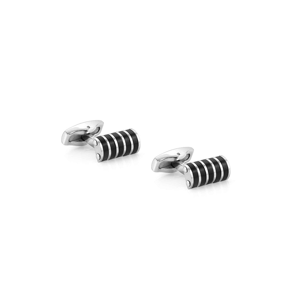 STRONG DIAMOND 028305/030 BLACK PVD CUFFLINKS