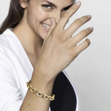 Load image into Gallery viewer, AFFINITY BRACELET 028600/001 STAINLESS STEEL CHAIN &amp; CZ
