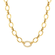 Load image into Gallery viewer, AFFINITY NECKLACE 028606/012 GOLD PVD CHAIN &amp; CZ
