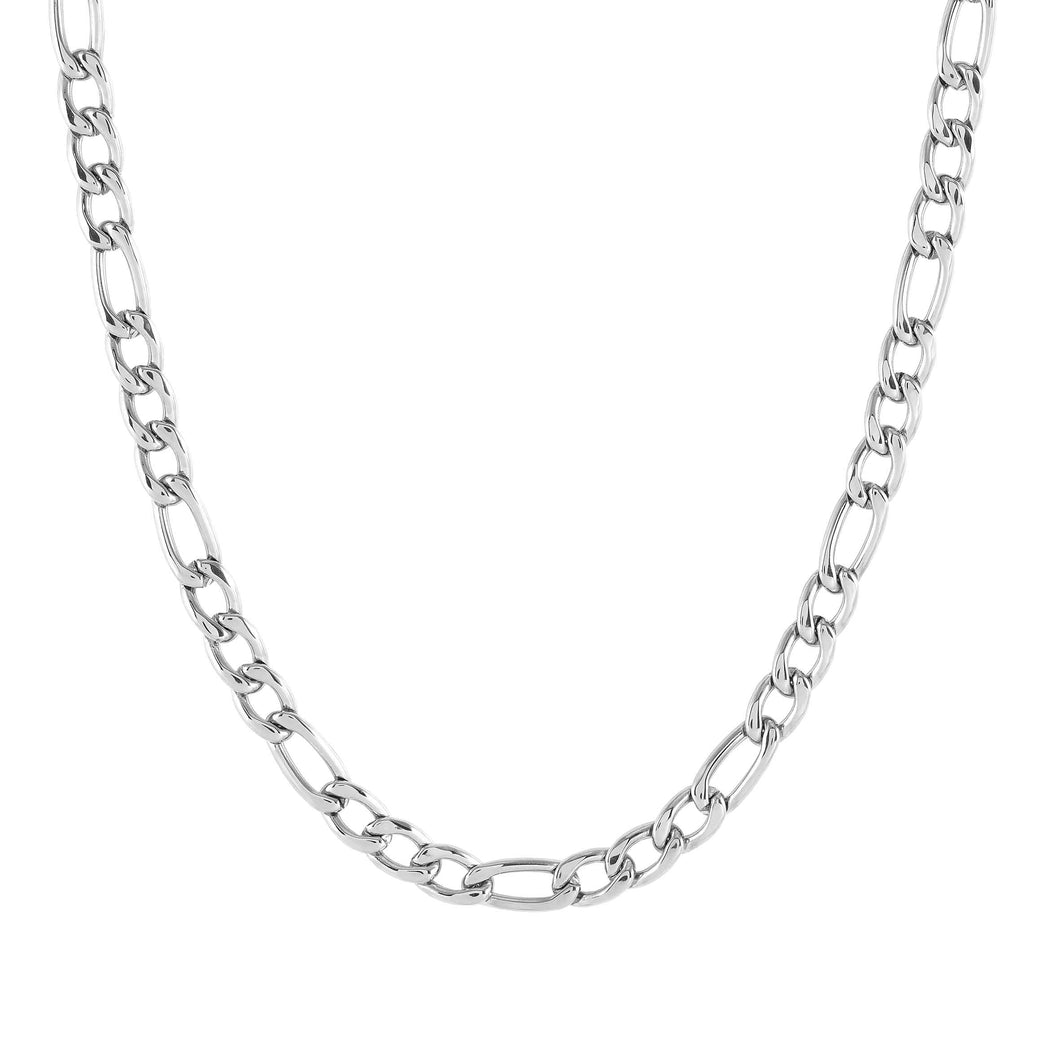 B-YOND NECKLACE 028940/001 S/STEEL LGE CURB CHAIN