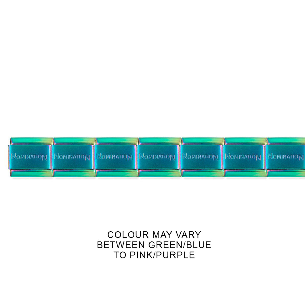 COMPOSABLE CLASSIC BRACELET BASE 030001/SI/037 STAINLESS STEEL MATTE IRIDESCENT PVD*