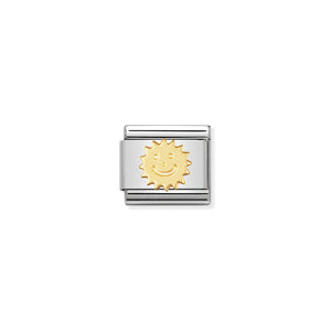 COMPOSABLE CLASSIC LINK 030110/02 SUN IN 18K GOLD