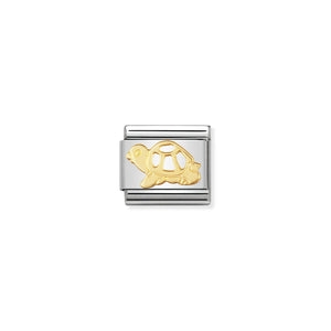 COMPOSABLE CLASSIC LINK 030112/17 TORTOISE IN 18K GOLD