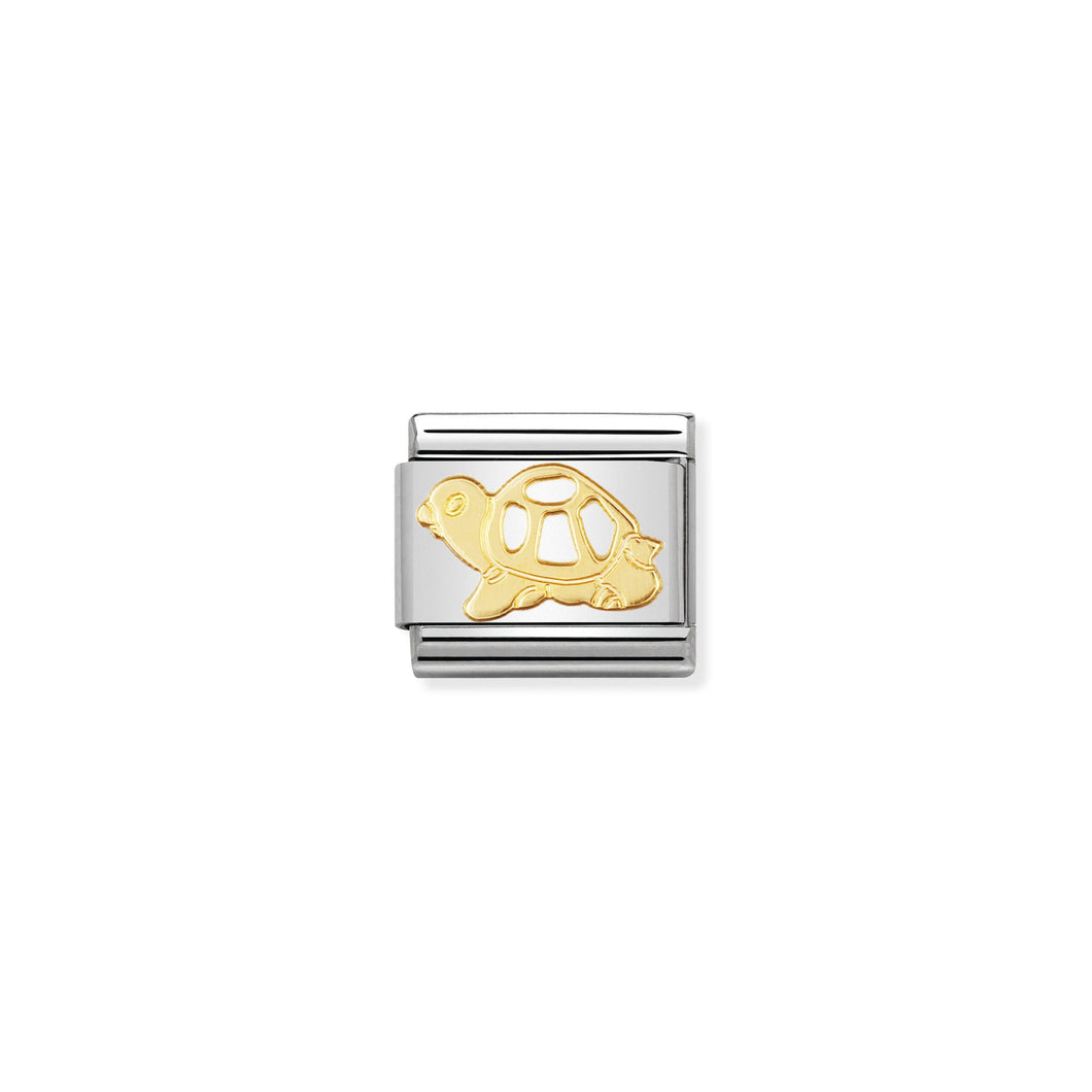 COMPOSABLE CLASSIC LINK 030112/17 TORTOISE IN 18K GOLD