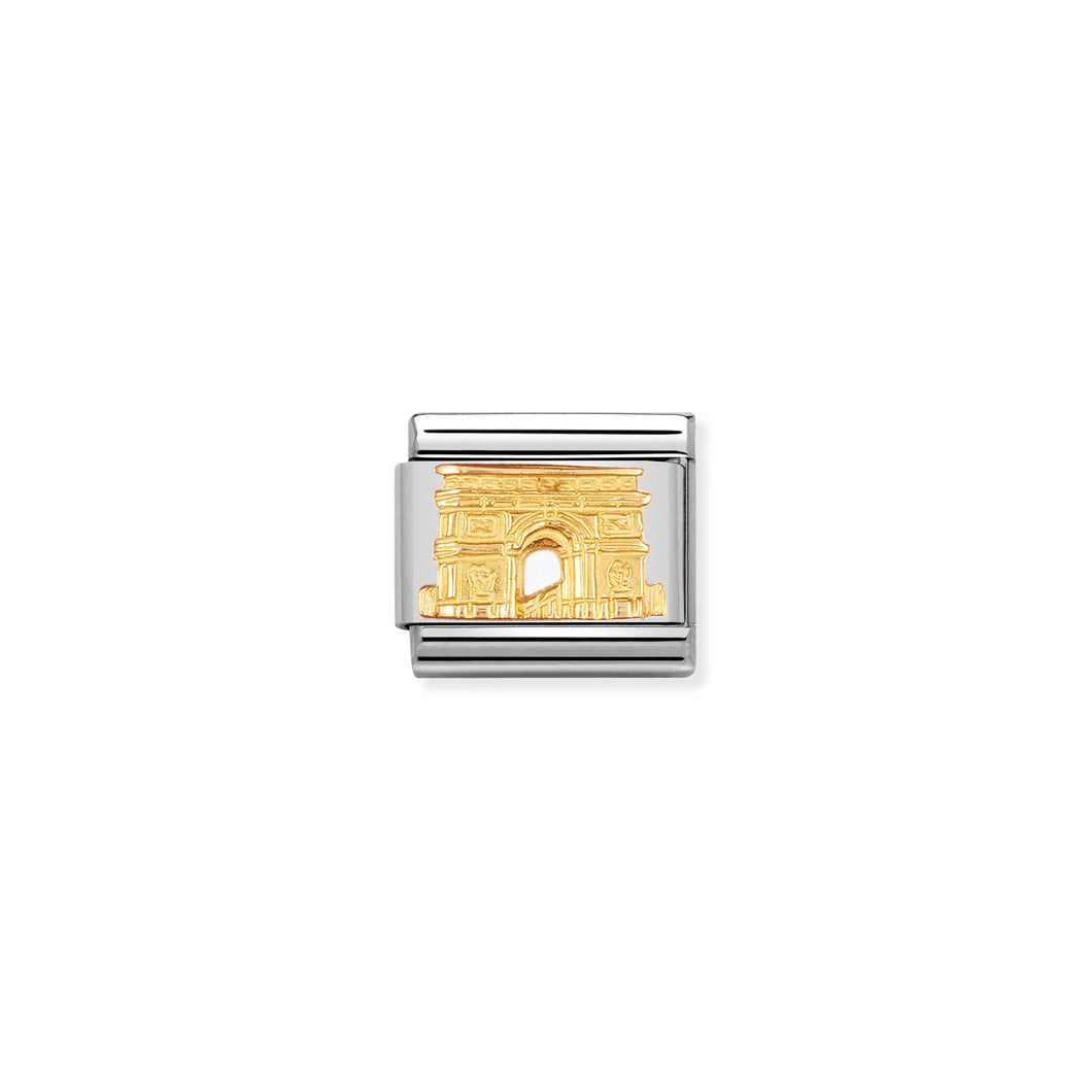COMPOSABLE CLASSIC LINK 030123/31 ARC DE TRIOMPHE IN 18K GOLD