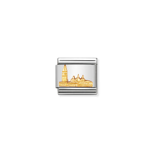 COMPOSABLE CLASSIC LINK 030123/39 ST MARKS SQUARE IN 18K GOLD
