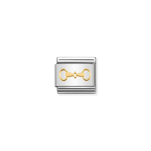 COMPOSABLE CLASSIC LINK 030149/31 SNAFFLE BIT IN 18K GOLD