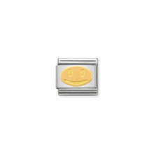 Load image into Gallery viewer, COMPOSABLE CLASSIC LINK 030161/01 HAPPY SMILE IN 18K GOLD
