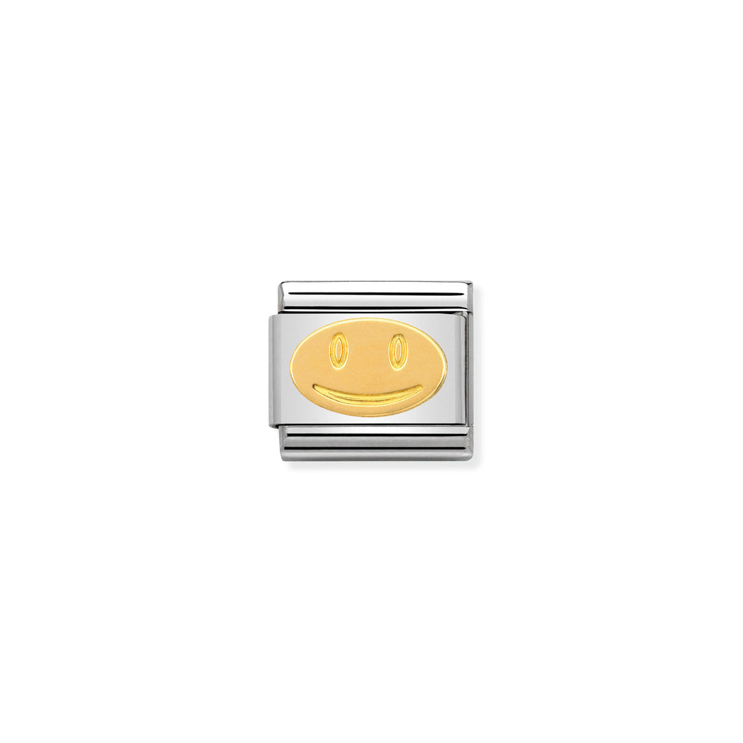 COMPOSABLE CLASSIC LINK 030161/01 HAPPY SMILE IN 18K GOLD