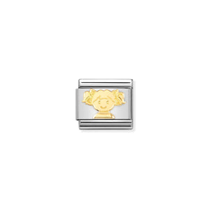 COMPOSABLE CLASSIC LINK 030162/73 GIRL IN 18K GOLD