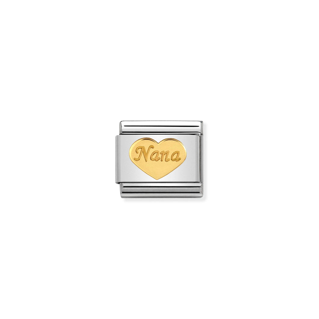 COMPOSABLE CLASSIC LINK 030162/43 NANA HEART IN 18K GOLD