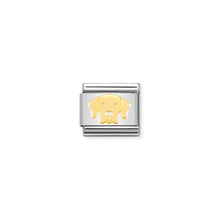 Load image into Gallery viewer, COMPOSABLE CLASSIC LINK 030162/57 LABRADOR IN 18K GOLD
