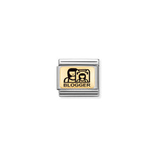 Load image into Gallery viewer, COMPOSABLE CLASSIC LINK 030166/08 BLOGGER IN 18K GOLD
