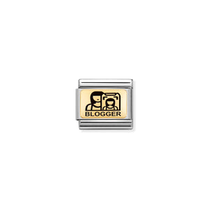 COMPOSABLE CLASSIC LINK 030166/08 BLOGGER IN 18K GOLD