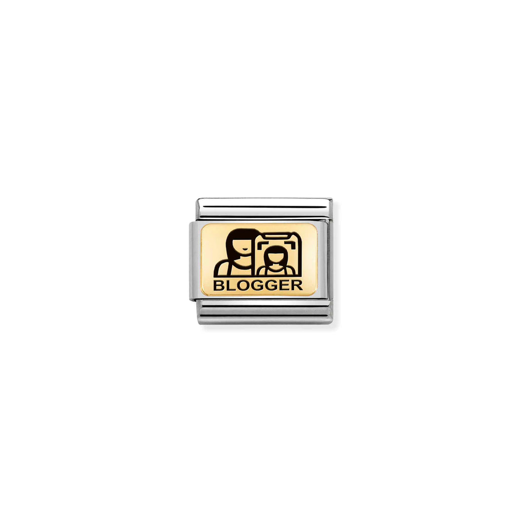 COMPOSABLE CLASSIC LINK 030166/08 BLOGGER IN 18K GOLD