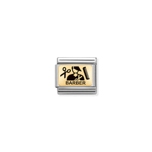 COMPOSABLE CLASSIC LINK 030166/13 BARBER IN 18K GOLD