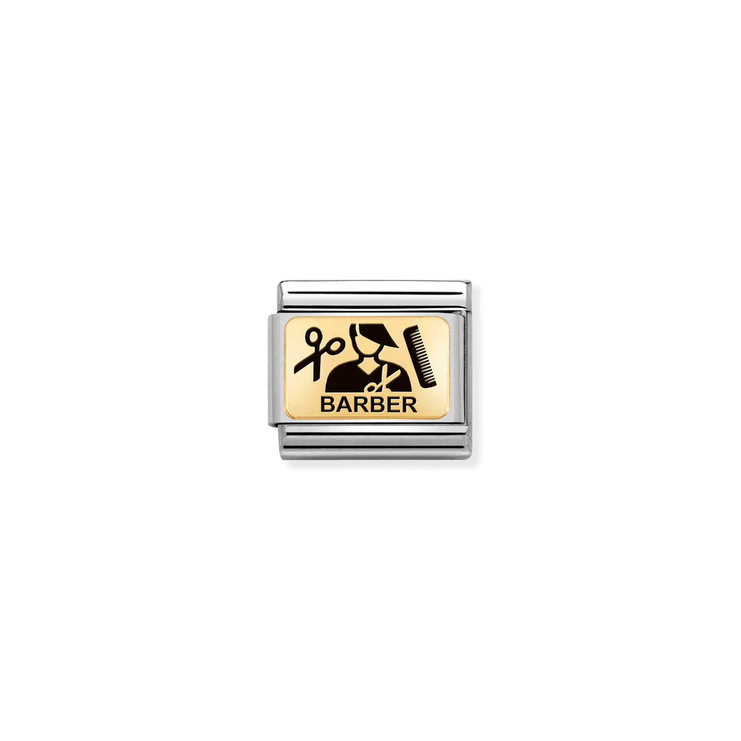 COMPOSABLE CLASSIC LINK 030166/13 BARBER IN 18K GOLD