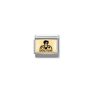 COMPOSABLE CLASSIC LINK 030166/14 DOCTOR (HIM) IN 18K GOLD