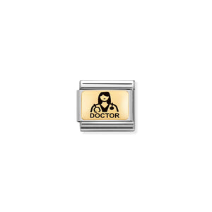 COMPOSABLE CLASSIC LINK 030166/15 DOCTOR (HER) IN 18K GOLD