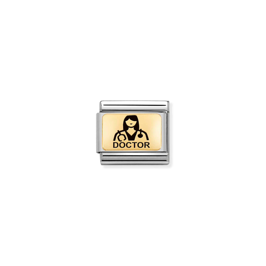 COMPOSABLE CLASSIC LINK 030166/15 DOCTOR (HER) IN 18K GOLD