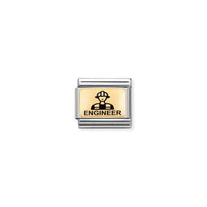 COMPOSABLE CLASSIC LINK 030166/19 ENGINEER IN 18K GOLD