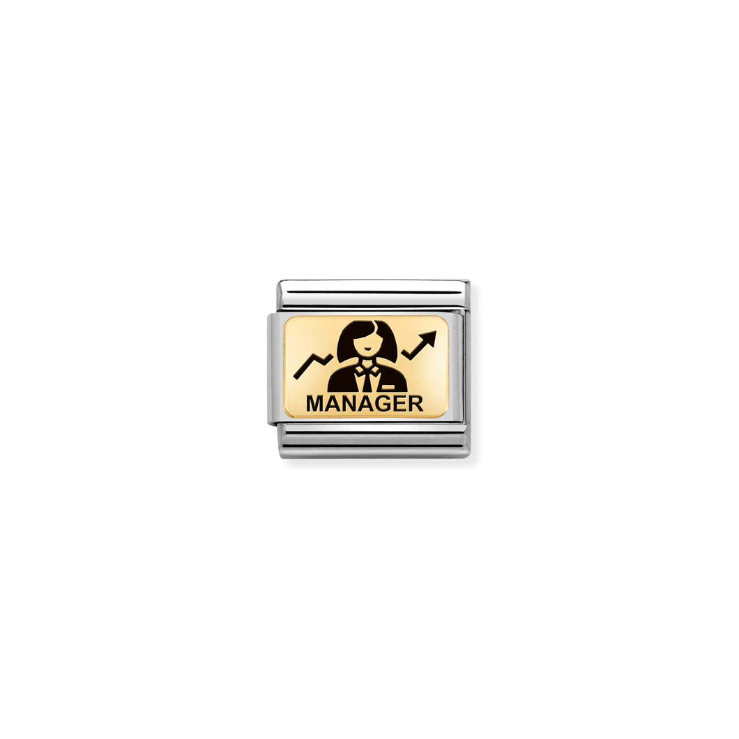 COMPOSABLE CLASSIC LINK 030166/24 MANAGER (HER) IN 18K GOLD