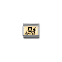 Load image into Gallery viewer, COMPOSABLE CLASSIC LINK 030166/26 TEACHER IN 18K GOLD

