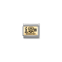 Load image into Gallery viewer, COMPOSABLE CLASSIC LINK 030166/27 SCIENTIST IN 18K GOLD
